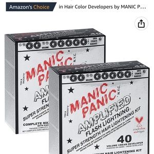 Manic Panic Amplified Lightening Kit 2pack New Unopened